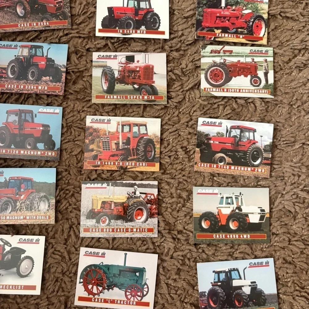 Ertl Harvest Heritage Trading Cards Case Corp Tractor Farming Agriculture